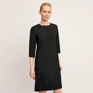 MM Lafleur Classic Black Long Sleeve Dress